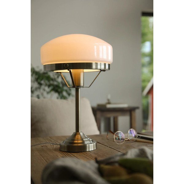 Lampada da tavolo color crema/color ottone (altezza totale 39 cm) Aurelia – Markslöjd-image-1
