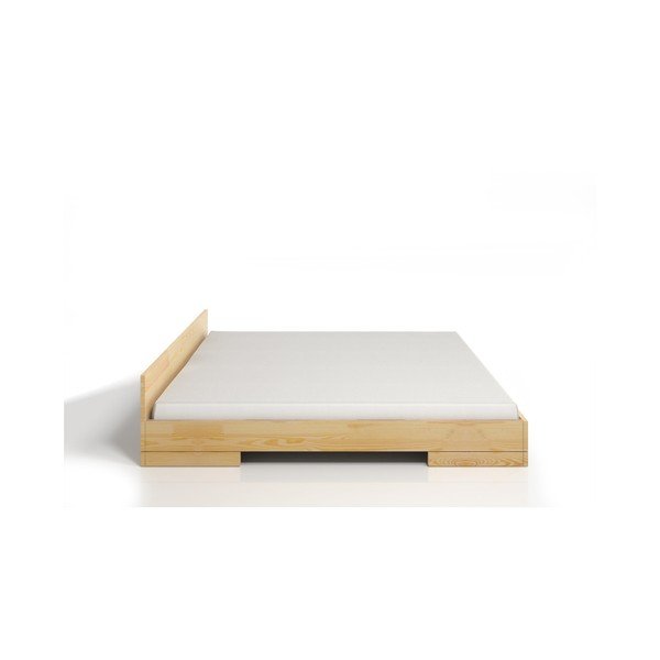 Letto matrimoniale in legno di pino 160 x 200 cm Spectrum - Skandica-image-1