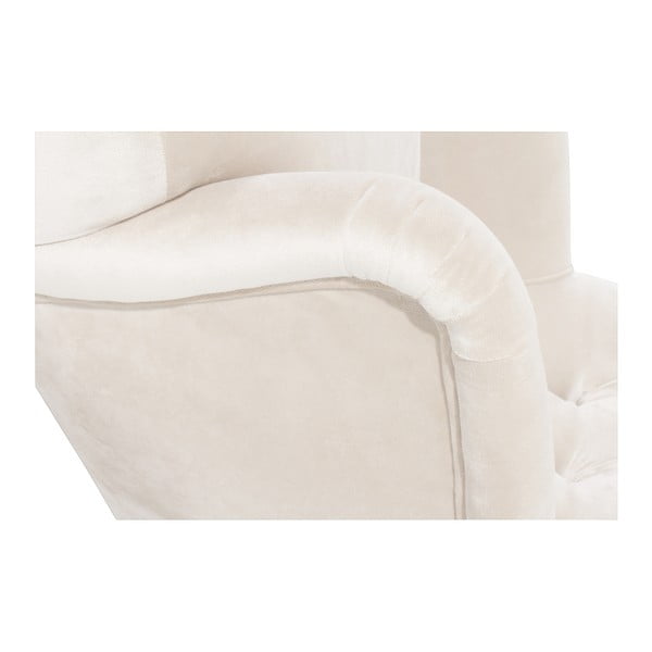 Poltrona Brandon in camoscio crema - Max Winzer-image-2