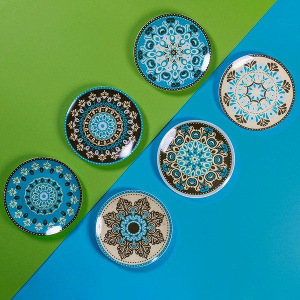 Set di 6 piatti da dessert in porcellana ø 19 cm Cala Jondal - VDE Tivoli 1996-image-1