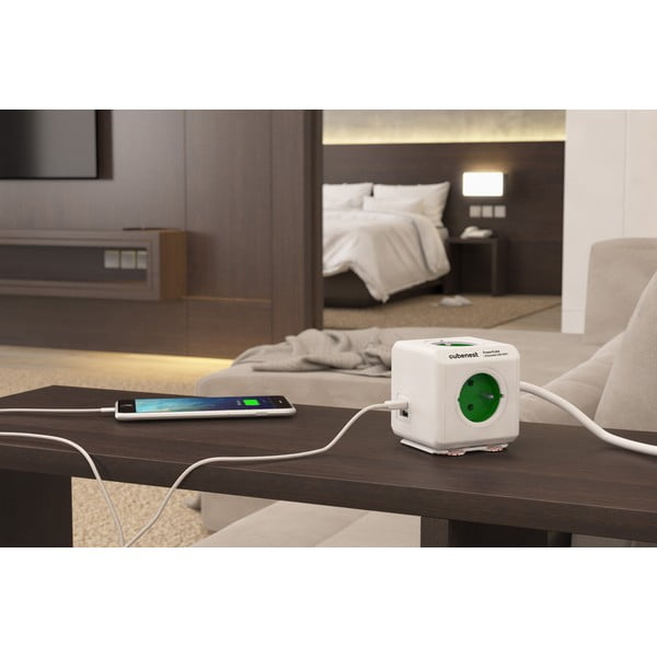 Presa di corrente PowerCube Extended USB - Cubenest-image-1