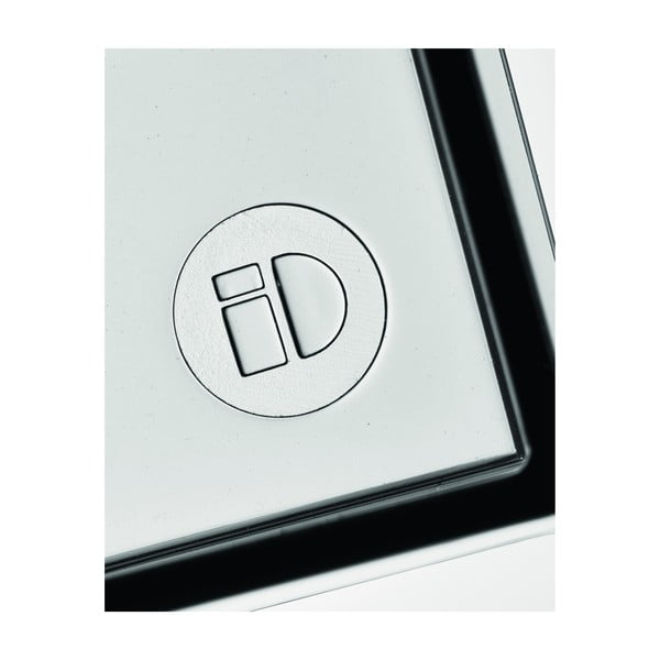 Organizzatore da bagno nero opaco per cosmetici in plastica riciclata Nail Station - iDesign-image-3