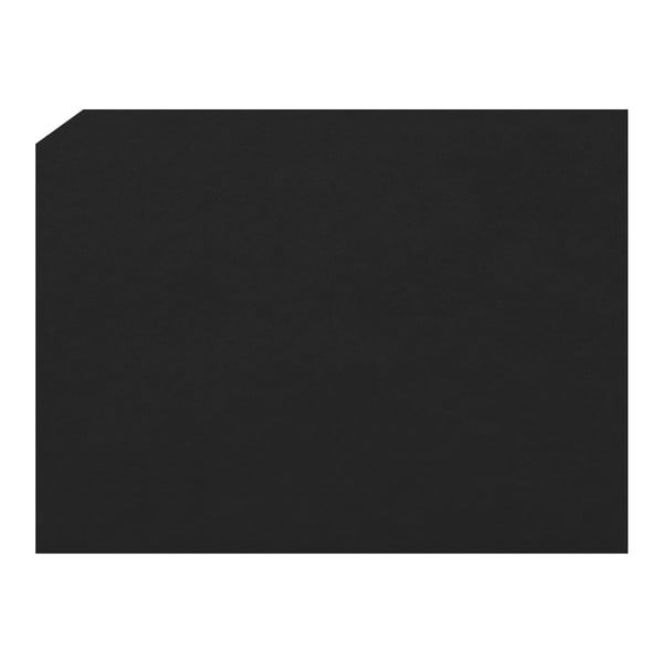 Pouf nero Ancona, 200 x 46 cm - Mazzini Sofas-image-2
