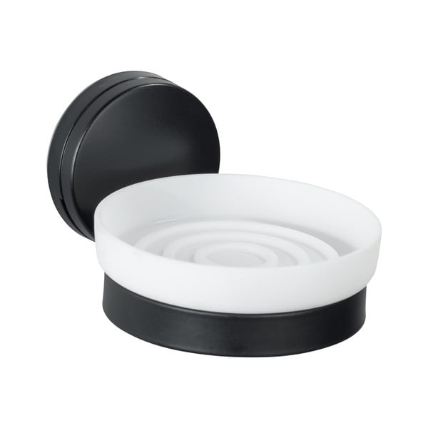 Dispenser per sapone a parete Static-Loc® Plus in bianco e nero Pavia - Wenko