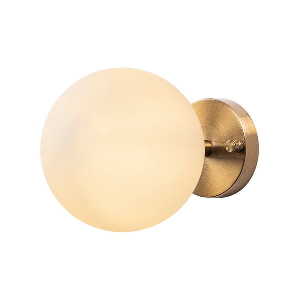 Lampada da parete in bianco e bronzo ø 15 cm Atmaca - Opviq lights