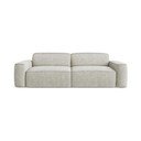 Divano color crema con rivestimento in ciniglia 244 cm Omao – Makamii