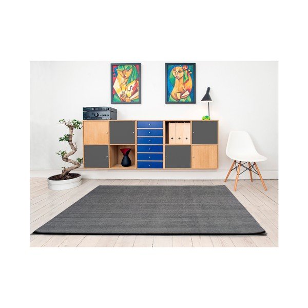 Tappeto Feel Liso Gris, 120 x 170 cm - Universal