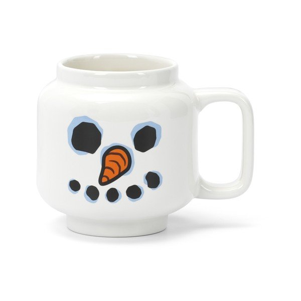 Tazza per bambini da latte bianca in ceramica 255 ml Snowman – LEGO®