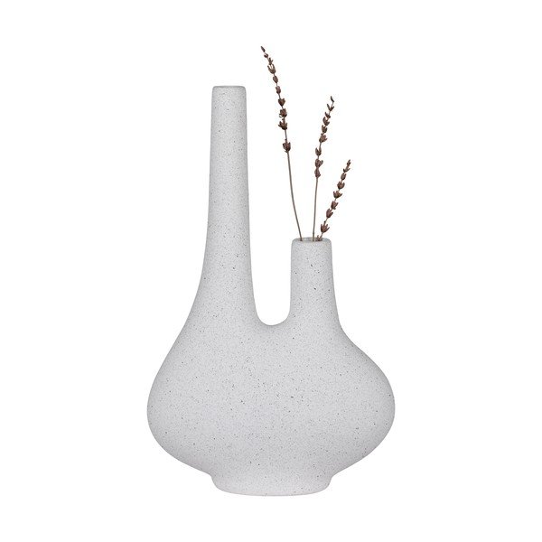 Vaso in ceramica bianca - House Nordic-image-3