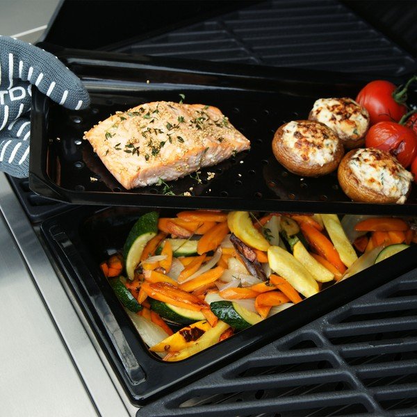 Grilovací plechy v sadě Dualchef – Outdoorchef-image-1