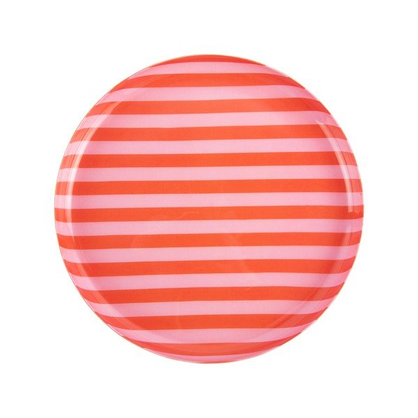 Piatto arancione/rosa chiaro in ferro ø 22 cm Animado – PT LIVING-image-2