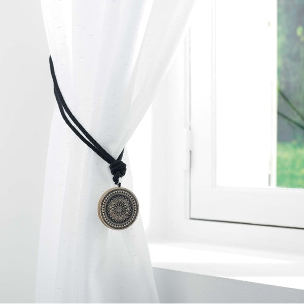 Clip per tende in legno e tessuto Hypnotica - douceur d'intérieur-image-2