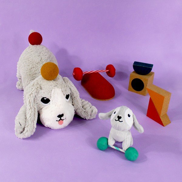 Set di peluche 2 pz Ptipotos Toutou – Les Deglingos-image-2