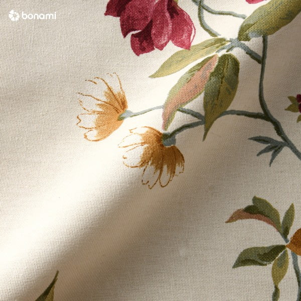 Poltrona a fiori bianchi e crema Lorris - Max Winzer-image-1