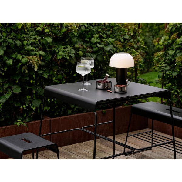 Sgabello in metallo nero A-Stool - Zone-image-2