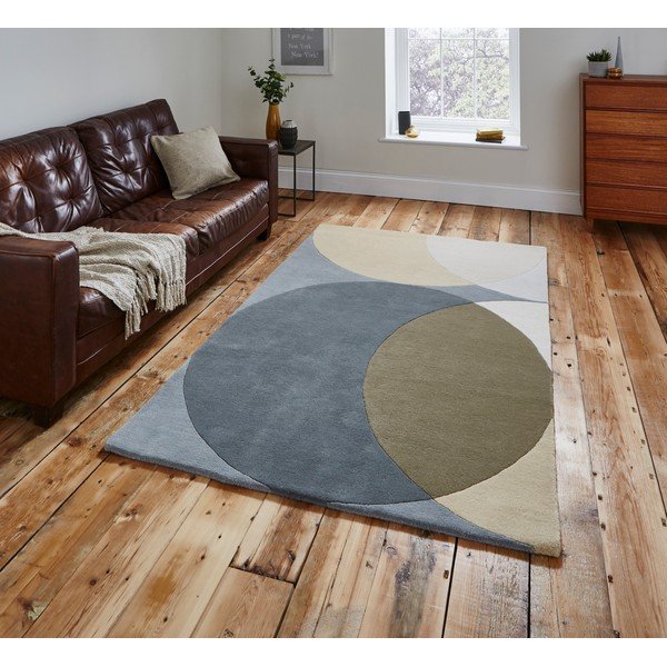Tappeto di lana Cerchio, 120 x 170 cm Elements - Think Rugs-image-1