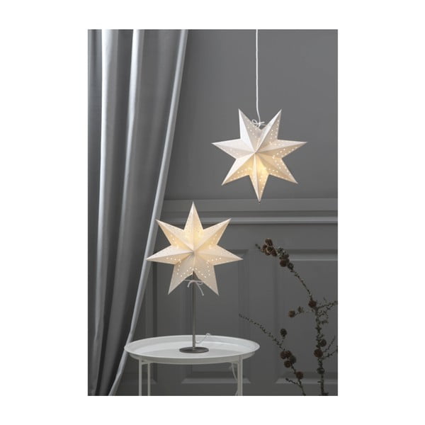 Decorazione luminosa bianca Bobo, altezza 51 cm - Star Trading-image-1