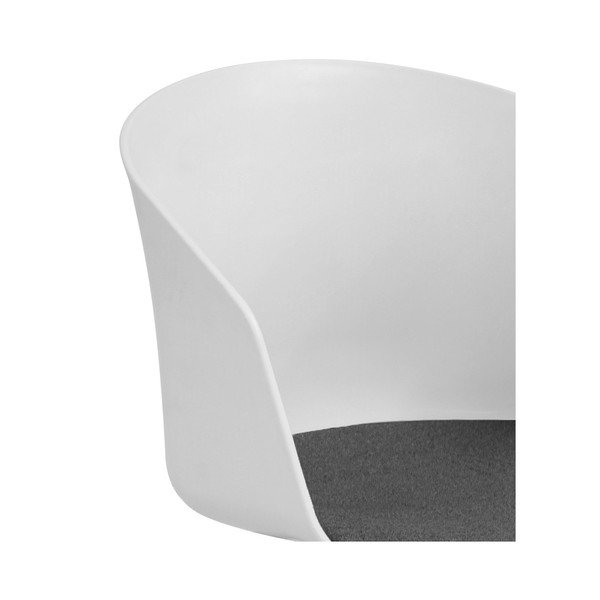 Sedia da ufficio bianca su ruote MOON Moon - Interstil-image-4