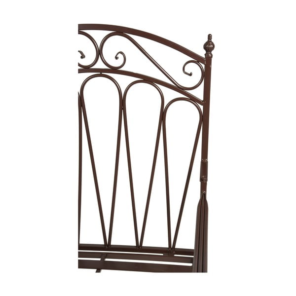 Panchina da giardino in metallo nero Rinjani - Garden Pleasure-image-2