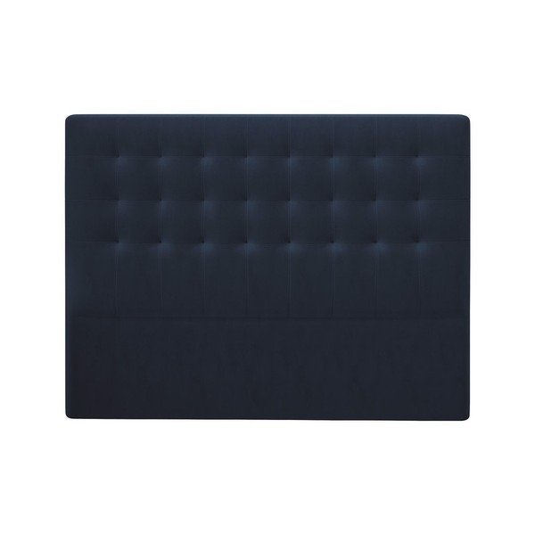Testata blu scuro con rivestimento in velluto Windsor & Co Sofas Athena, 160 x 120 cm - Cosmopolitan Design