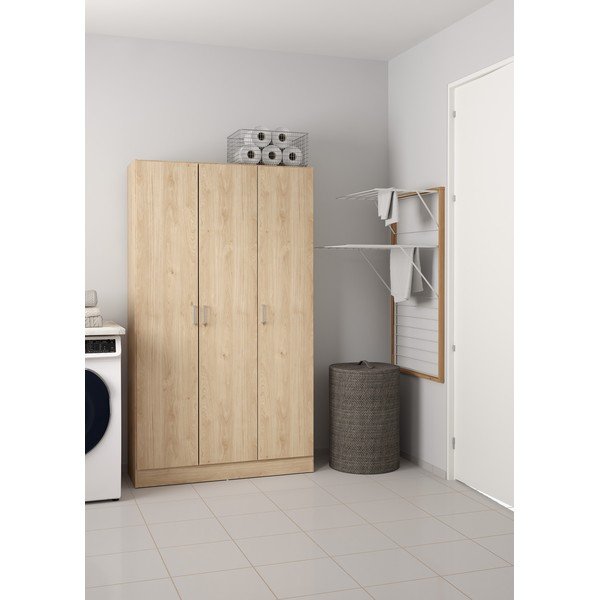 Armadio di colore naturale con effetto rovere 104x181x36 cm Focus – Tvilum-image-1