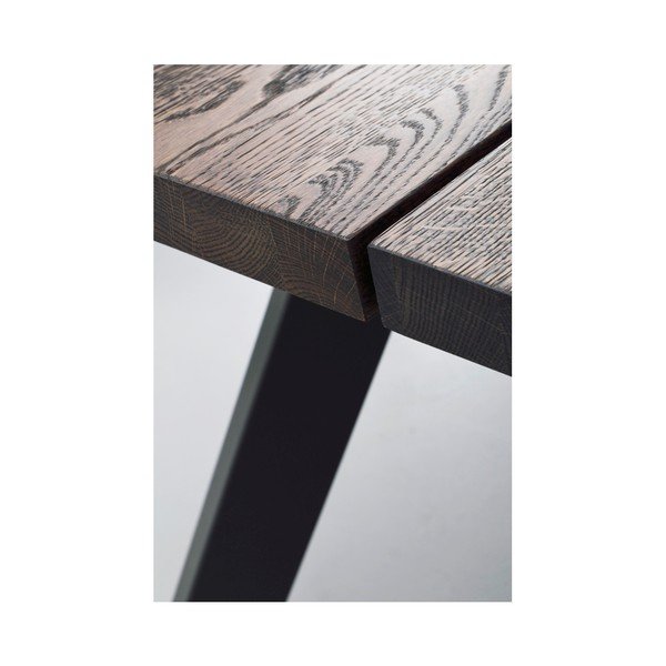 Tavolo da pranzo in rovere marrone scuro, 240 x 100 cm Fred - Rowico-image-2