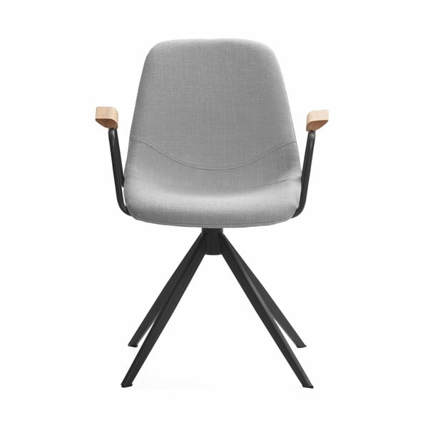 Set di sedie da pranzo grigio chiaro 2 pz Tali - Marckeric-image-2