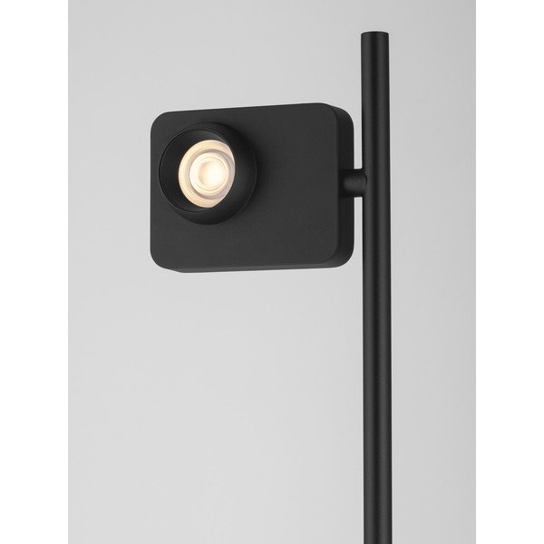 Lampada da terra LED nera in alluminio con struttura flessibile/con intensità regolabile (altezza totale 131 cm) Kedros – Nova Luce-image-2
