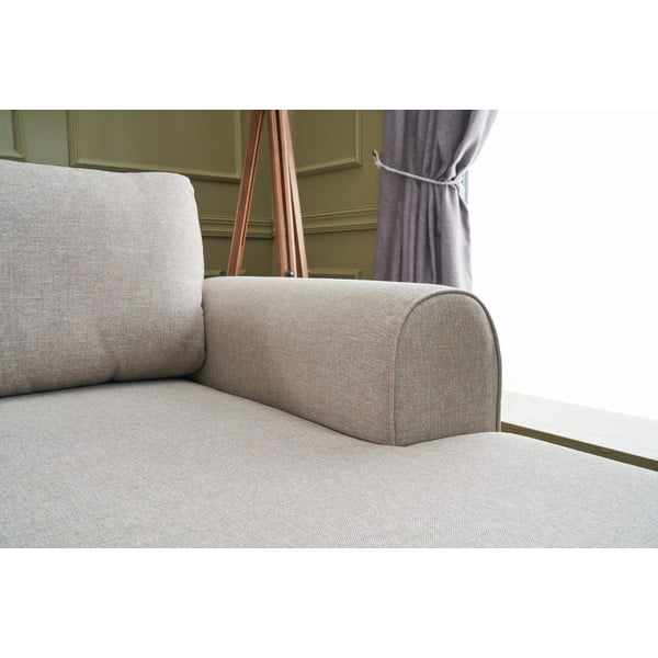Divano angolare a U beige Belen - Balcab Home-image-1