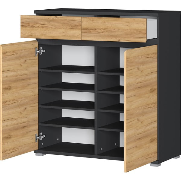 Scarpiera in rovere con cassetti Lissabon - Germania-image-2