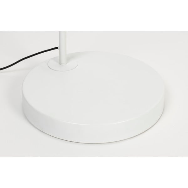 Lampada da terra bianca con paralume in tessuto (altezza 220 cm) Martine - White Label-image-4