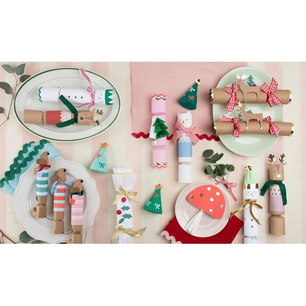 Set di 6 cracker natalizi Honeycomb - Meri Meri-image-2