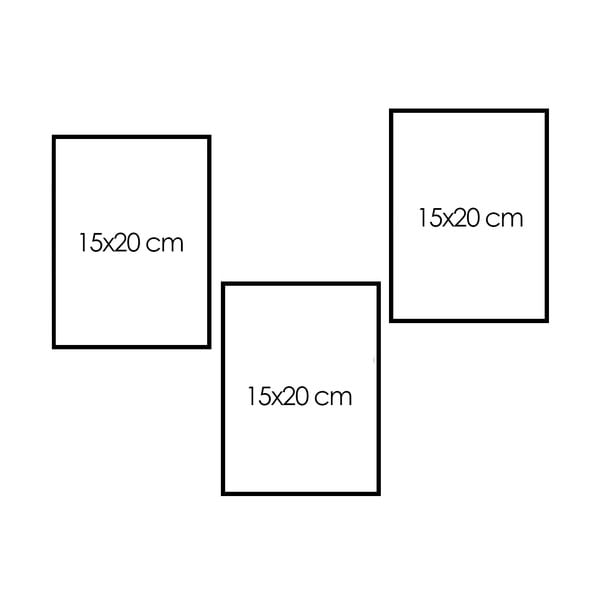 Quadri per bambini in set 3 pezzi 15x20 cm - Kate Louise-image-1