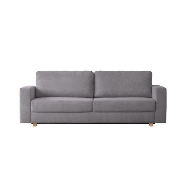 Světle šedá trojmístná rozkládací pohovka Kooko Home Soul