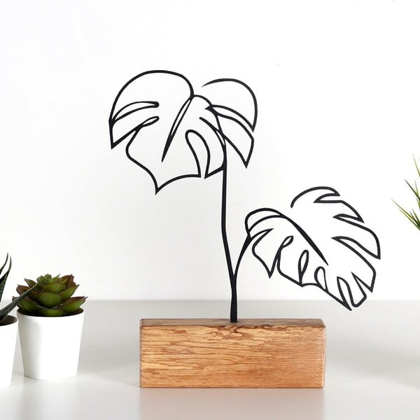 Statuetta in metallo Leaves - Mioli Decor-image-1