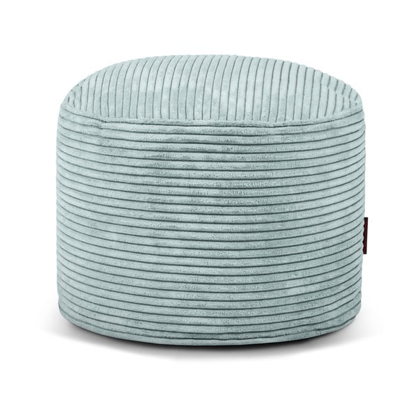 Puof a sacco color menta con rivestimento in velluto a coste Mini – SLOWDOWN