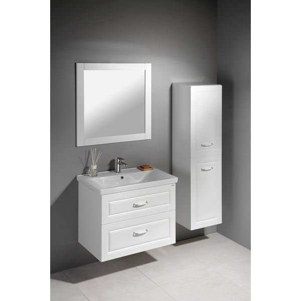 Mobile senza lavabo bianco da appendere 76,5x60 cm Favolo – Sapho-image-1