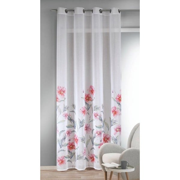 Tenda bianca/rosa 135x245 cm – Sehlbach-image-1