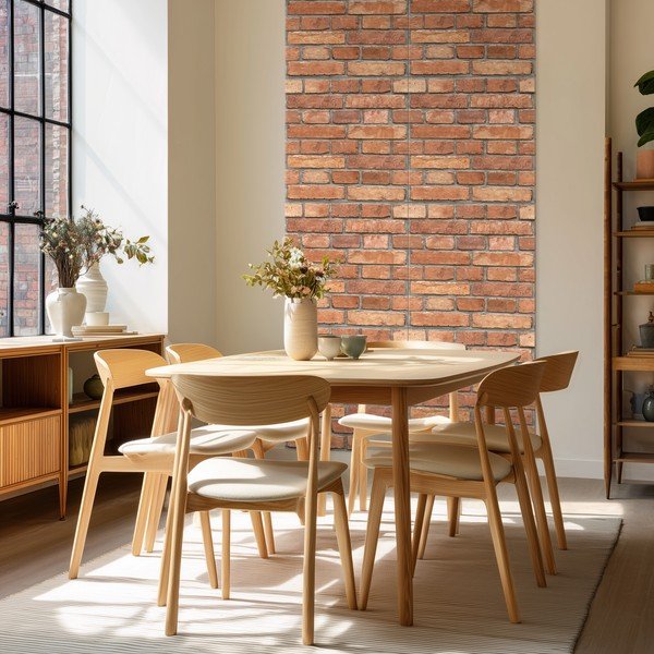 Set di pannelli acustici in tessuto 2 pz 60x60 cm Bricks – Styler-image-1