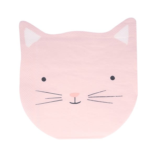 Tovaglioli di carta in set da 16 Cat - Meri Meri-image-3