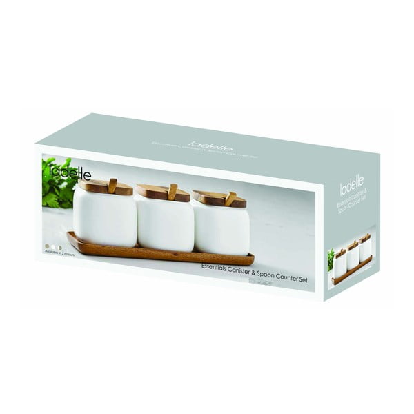 Set di contenitori per alimenti in porcellana per lo zucchero 3 pz Essentials – Ladelle-image-2