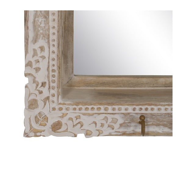Specchio da parete con cornice in legno 61x38 cm - Ixia-image-2