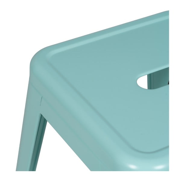 Set di sedie da bar turchese in metallo 2 pz (altezza della seduta 76,5 cm) – Ixia-image-3