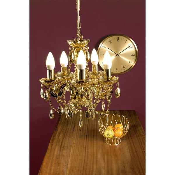 Fruttiera in oro Wired - PT LIVING-image-1