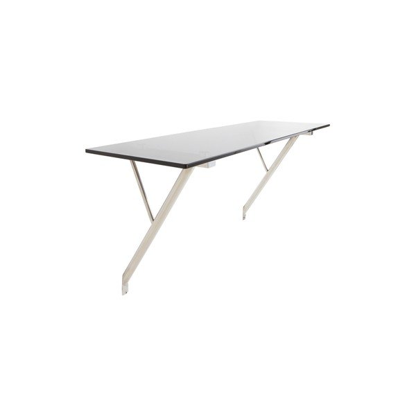 Scrivania da parete con piano in vetro da appendere 40x120 cm Kullaberg – Jotex