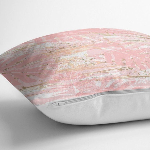Federa per cuscino Foglie rosa a pennello, 45 x 45 cm - Minimalist Cushion Covers-image-2