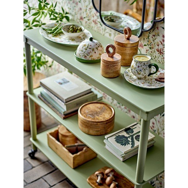 Carrello portaoggetti verde 102x91x36 cm Harald – Bloomingville-image-2