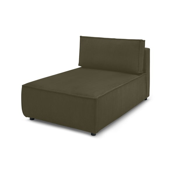 Modulo divano in velluto a coste variabile verde chiaro Nihad modular - Bobochic Paris