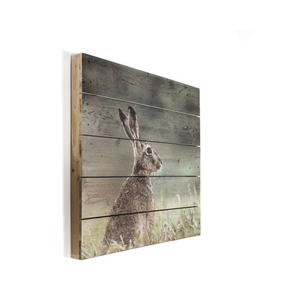 Quadro in legno di lepre, 50 x 50 cm - Graham & Brown-image-2