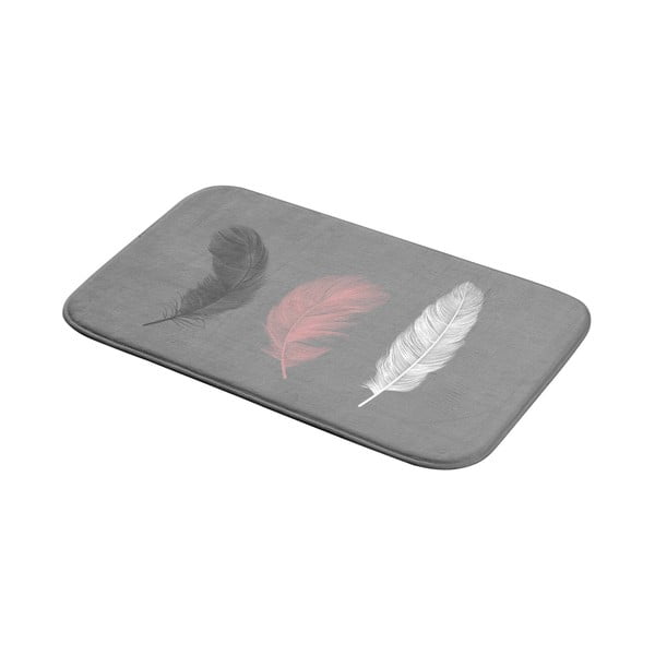 Tappetino da bagno grigio 45x75 cm Penelope - douceur d'intérieur-image-2